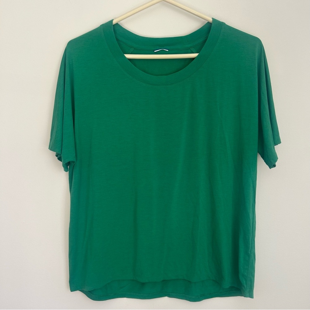 Kit and Ace Emerald Green Boxy Short Sleeve T-Shirt